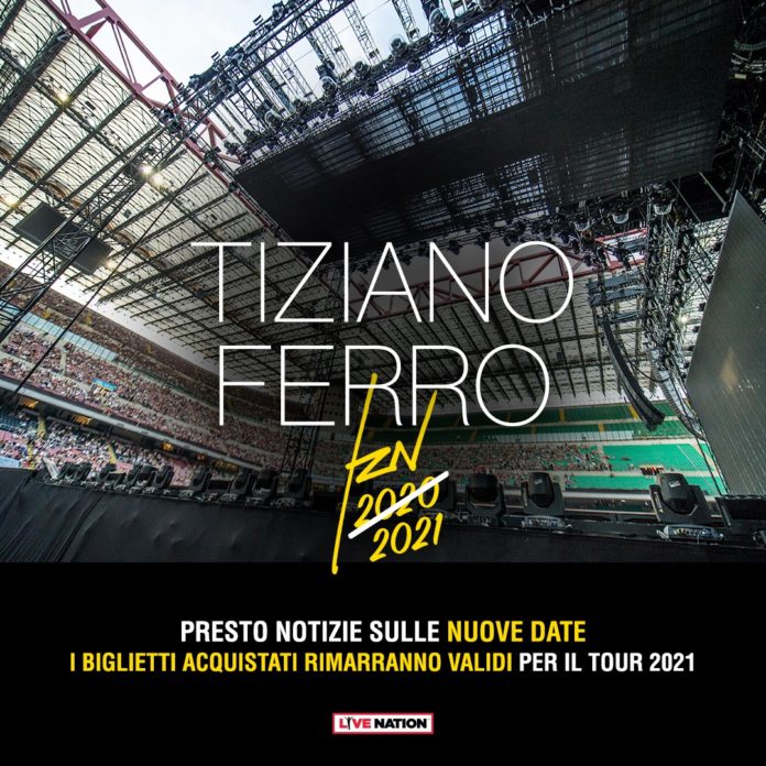 Tiziano FErro - Locandina 2021