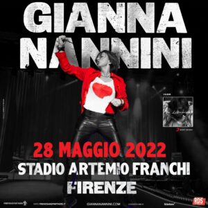 Gianna Nannini - Locandina Firenze 2022