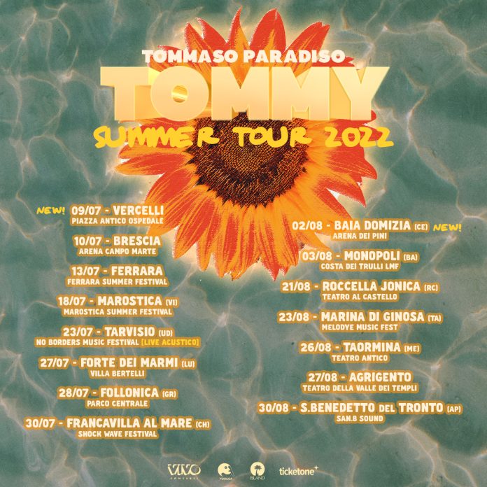 tommaso paradiso summer tour 2022