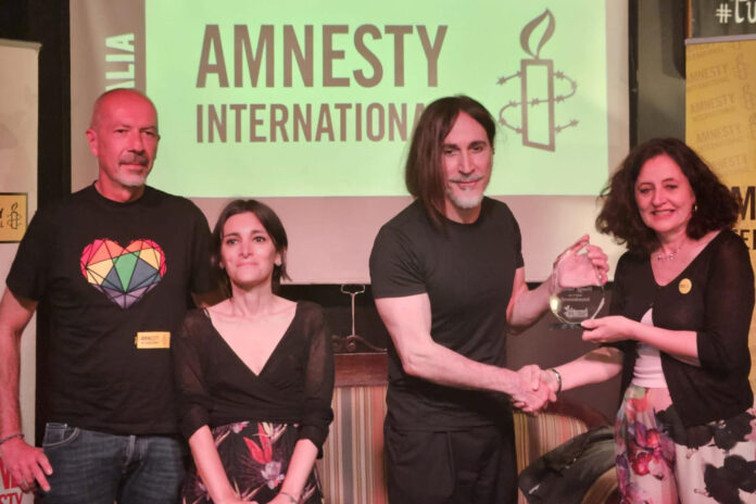 Manuel Agnelli Premio Amnesty International