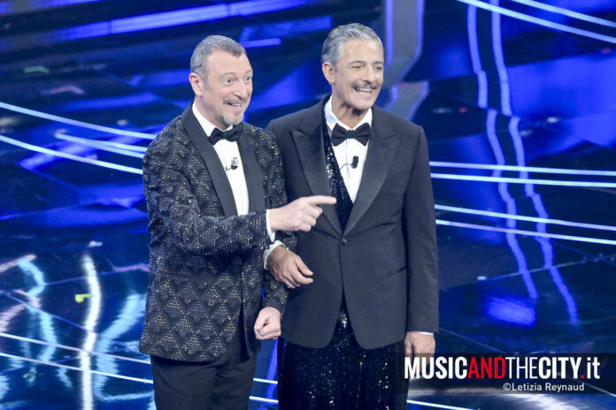 Sanremo Amadeus Fiorello