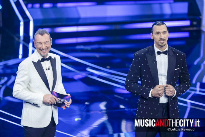 Sanremo 2024 Amadeus Ibra
