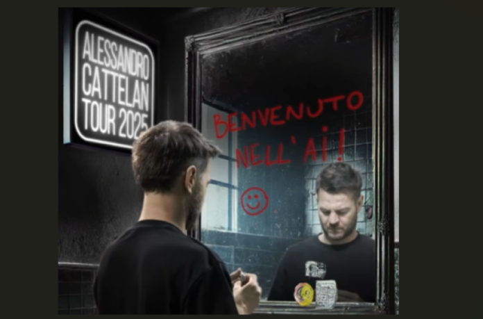 ALESSANDRO CATTELAN BENVENUTO NELL'AI